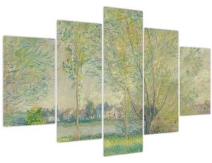 Tablou - Claude Monet, The Willows, reproducere (150x105 cm)