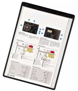 TARIFOLD Tablă de prezentare, magnetică, A4, PVC, TARIFOLD Individual, negru
