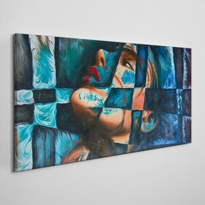 Tablou canvas abstractizarea femeilor