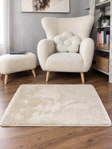 Covoraș Universal Antiderapant Comfort, Bej Deschis, Mărime 60 100 cm, Poliester, Lungime Fir 18 mm, Grosime Totală 20 mm 60 x 100