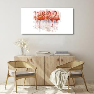 Tablou canvas Animal flamingo abstract