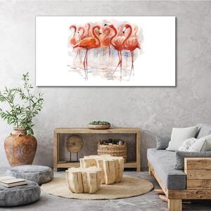 Tablou canvas Animal flamingo abstract