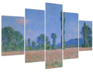 Tablou - Claude Monet, Poppy Field (Giverny), reproducere (150x105 cm)