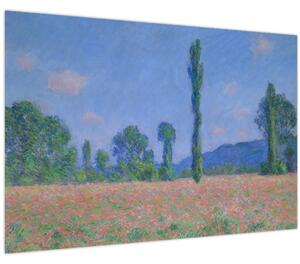 Tablou - Claude Monet, Poppy Field (Giverny), reproducere (90x60 cm)