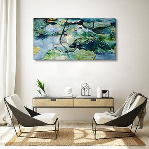 Tablou canvas Frunze de apă abstracte