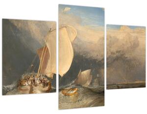 Tablou - William Turner, Fishing Boats with Hucksters Bargaining for Fish, reproducere (90x60 cm)