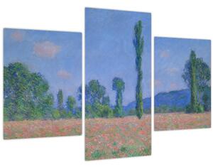 Tablou - Claude Monet, Poppy Field (Giverny), reproducere (90x60 cm)