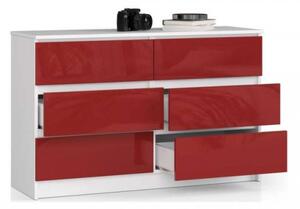 Dresser P77_120 #alb-roșu lucios