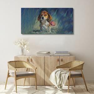 Tablou canvas Floare abstractă de câine de companie