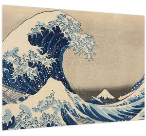 Tablou - Katsushika Hokusai, Under the Wave off Kanagawa, reproducere (70x50 cm)