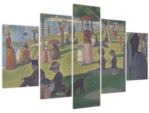 Tablou - Georges Seurat, A Sunday on La Grande Jatte, reproducere (150x105 cm)