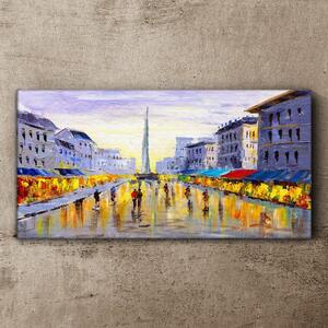Tablou canvas Piața Orașului Abstracție