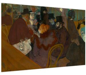 Tablou - Henri de Toulouse-Lautrec, At the Moulin Rouge, reproducere (90x60 cm)