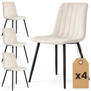 Set 4 scaune de sufragerie Lingoo (bej). Promo -14%. 1152314