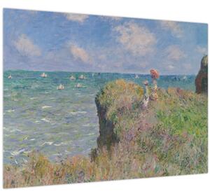 Tablou - Claude Monet, Cliff Walk at Pourville, reproducere (70x50 cm)