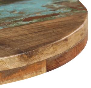 Masă de bistro, Ø50x75 cm, lemn masiv reciclat, rotundă