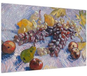 Tablou - Vincent van Gogh, Grapes, Lemons, Pears, and Apples, reproducere (90x60 cm)