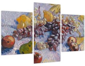 Tablou - Vincent van Gogh, Grapes, Lemons, Pears, and Apples, reproducere (90x60 cm)