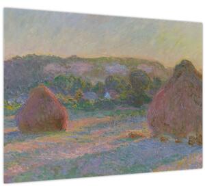 Tablou - Claude Monet, Stacks of Wheat (End of Summer) , reproducere (70x50 cm)