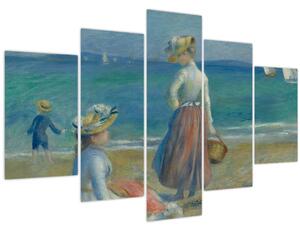 Tablou - Auguste Renoir, Figures on the Beach, reproducere (150x105 cm)