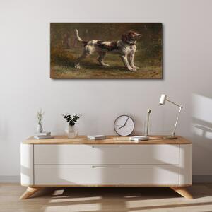 Tablou canvas Câine modern animal de pădure