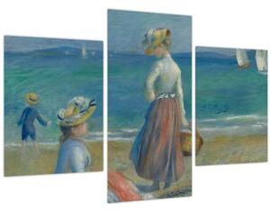 Tablou - Auguste Renoir, Figures on the Beach, reproducere (90x60 cm)