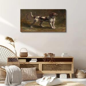 Tablou canvas Câine modern animal de pădure