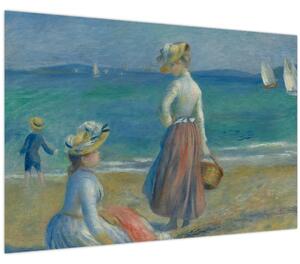 Tablou - Auguste Renoir, Figures on the Beach, reproducere (90x60 cm)