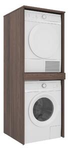 Dulap pentru mașina de spălat Lymfa 70 (nuc închis). Promo -22%. 1158109