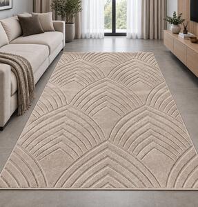 Covor Sufragerie, Model Oksi 38009 202, Bej 80x150