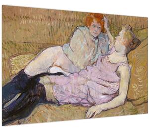 Tablou - Henri de Toulouse-Lautrec, The Sofa, reproducere (90x60 cm)