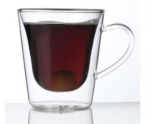 Cană pentru cafea și ceai, sticlă cu pereți dubli, 29,5 cl, set de 2, Thermo