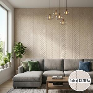 Panou autoadeziv Bianco Linea - 60x300cm