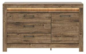 Comoda TORIN, stejar, 157x45x93 cm