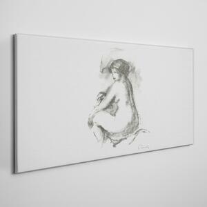 Tablou canvas Desenând Schiță Femei