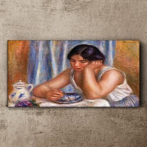 Tablou canvas Cafea femeie