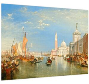 Tablou - Joseph Mallord William Turner, Venice the Dogana and San Giorgio Maggiore, reproducere (70x50 cm)