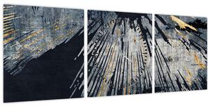 Tablou - Abstract (cu ceas) (90x30 cm)