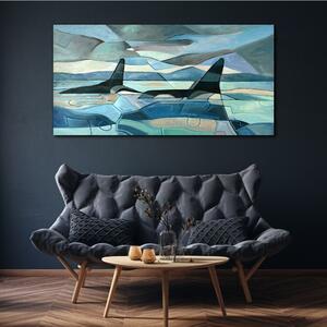 Tablou canvas Animal abstract balenă