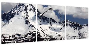 Tablou - Parcul Național Kenai Fjords (cu ceas) (90x30 cm)