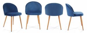 Set de scaune de sufragerie 4pcs K76_54 #blue-beech