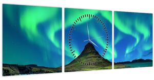 Tablou - Kirkjufell, Islanda (cu ceas) (90x30 cm)