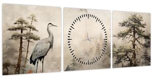 Tablou - Desen animat peisaj (cu ceas) (90x30 cm)