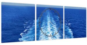 Tablou - Marea (cu ceas) (90x30 cm)