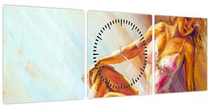 Tablou - Dansatori (cu ceas) (90x30 cm)