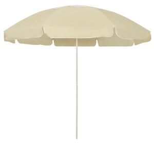 Umbrelă de plajă, galben nisip, 240 cm