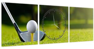 Tablou - Golf (cu ceas) (90x30 cm)