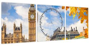 Tablou - Big Ben, Londra (cu ceas) (90x30 cm)