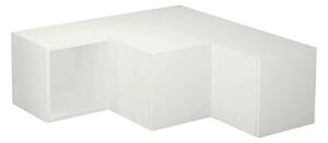 Comoda TV COMPACT, alb, PAL melaminat, 90x30/90x32 cm