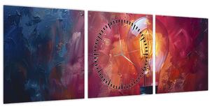 Tablou - Ideea (cu ceas) (90x30 cm)